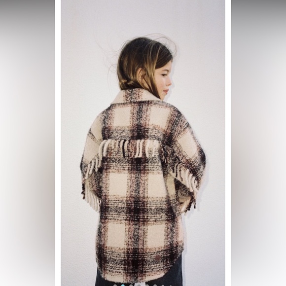 Plaid Tassels Jacket - Picture 3 of 3